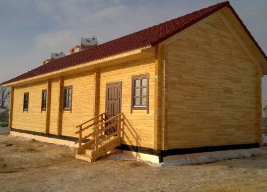 Дом из деревянного бруса в г.Минске